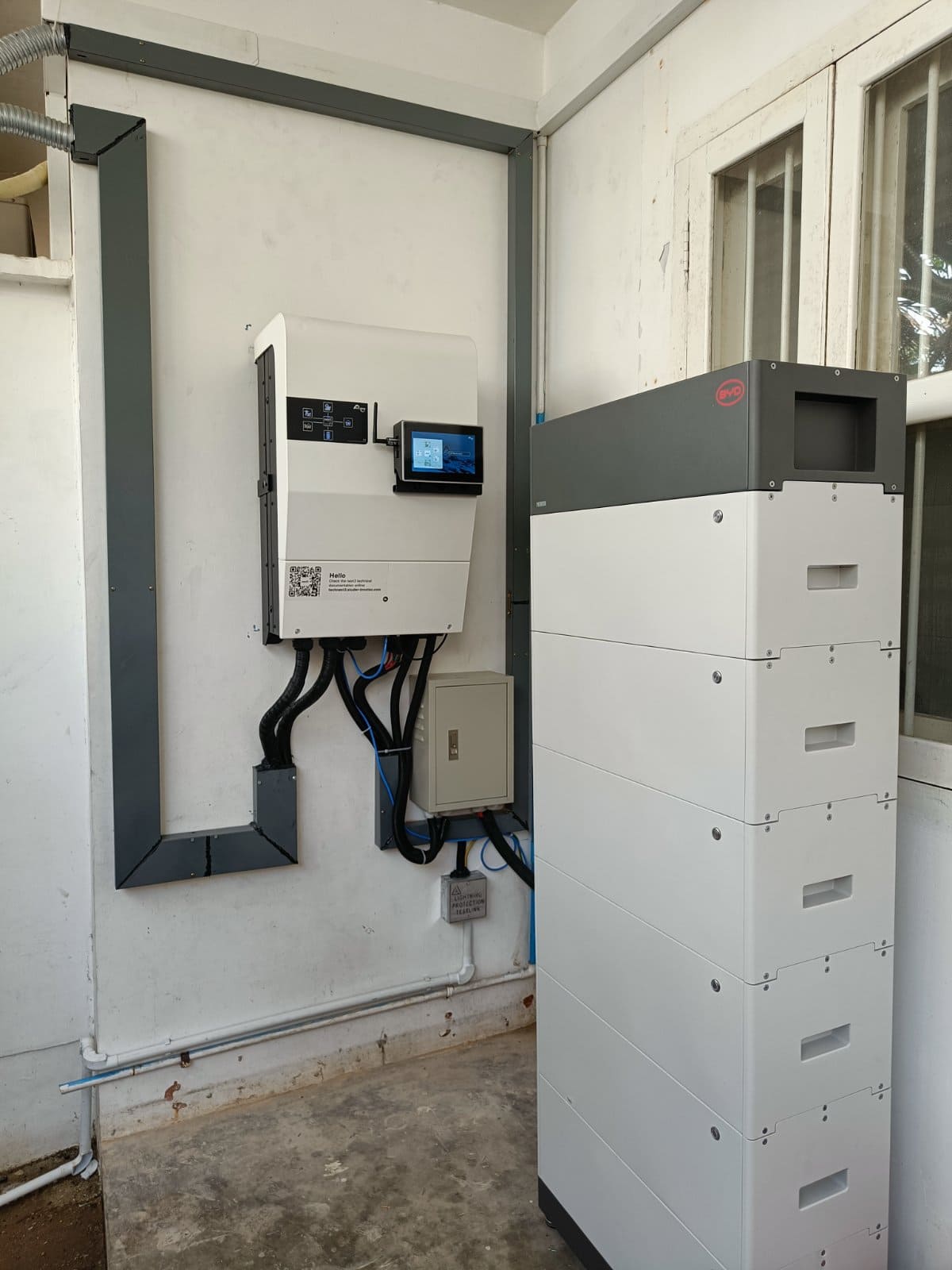 next3 and batteries at the Swiss ambassador´s house in Myanmar